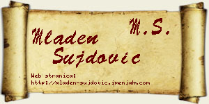 Mladen Šujdović vizit kartica